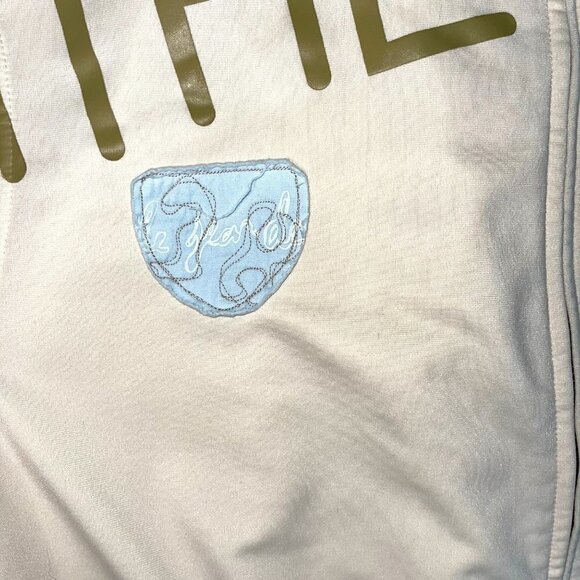 Marithe Francois Girbaud Jacket Mens Size XL Zip Up Spell Out Short Sleeve - Picture 11 of 12